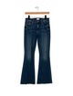 Mother Mid-Rise Wide Leg Jeans