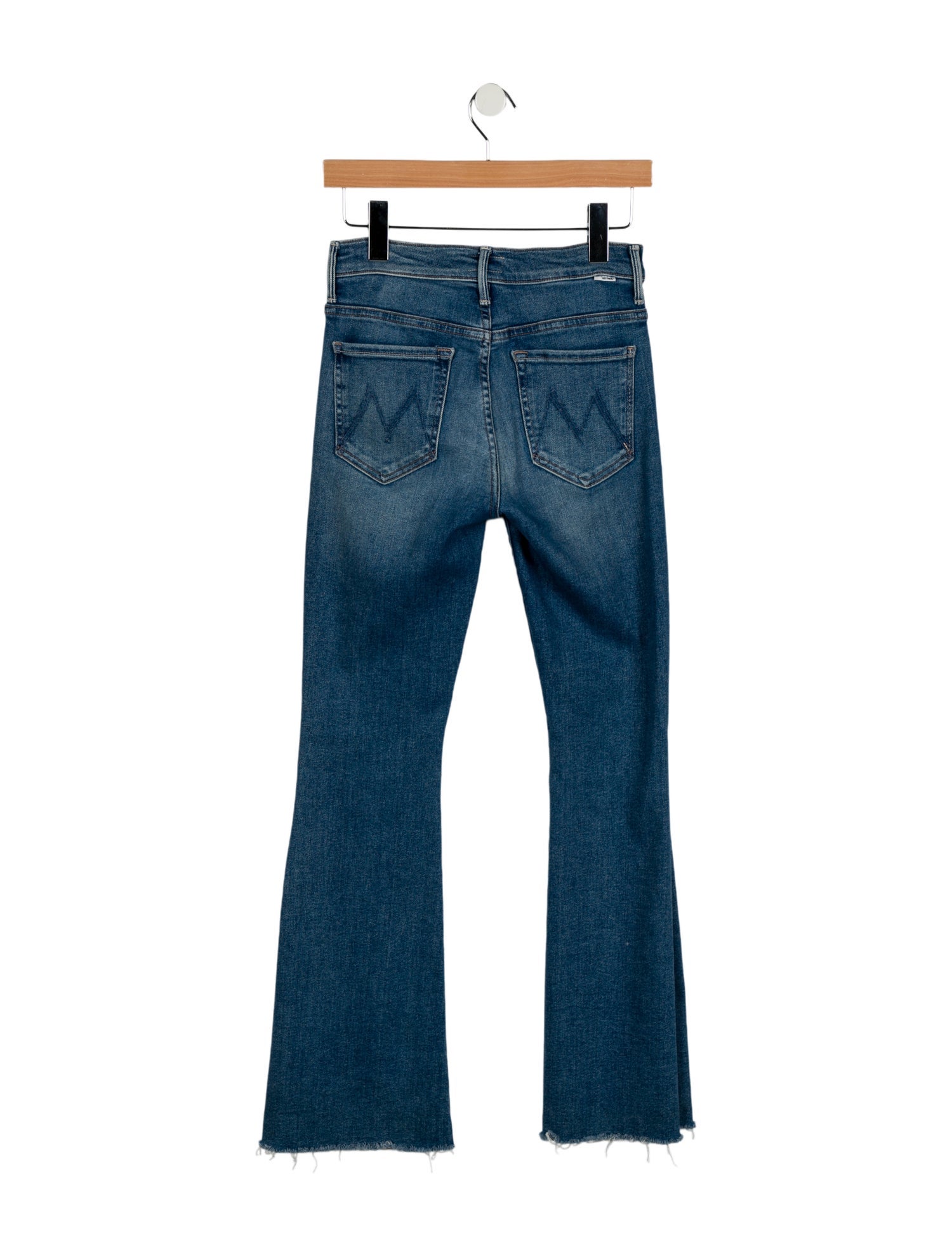 Mother Mid-Rise Wide Leg Jeans