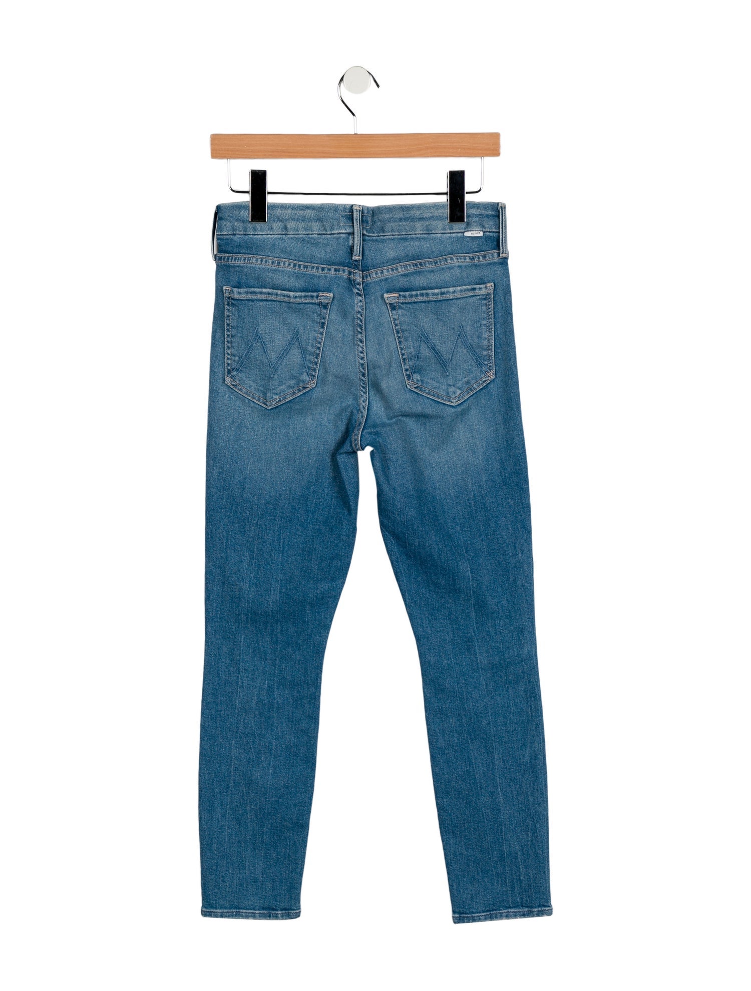 Mother Mid-Rise Skinny Leg Jeans