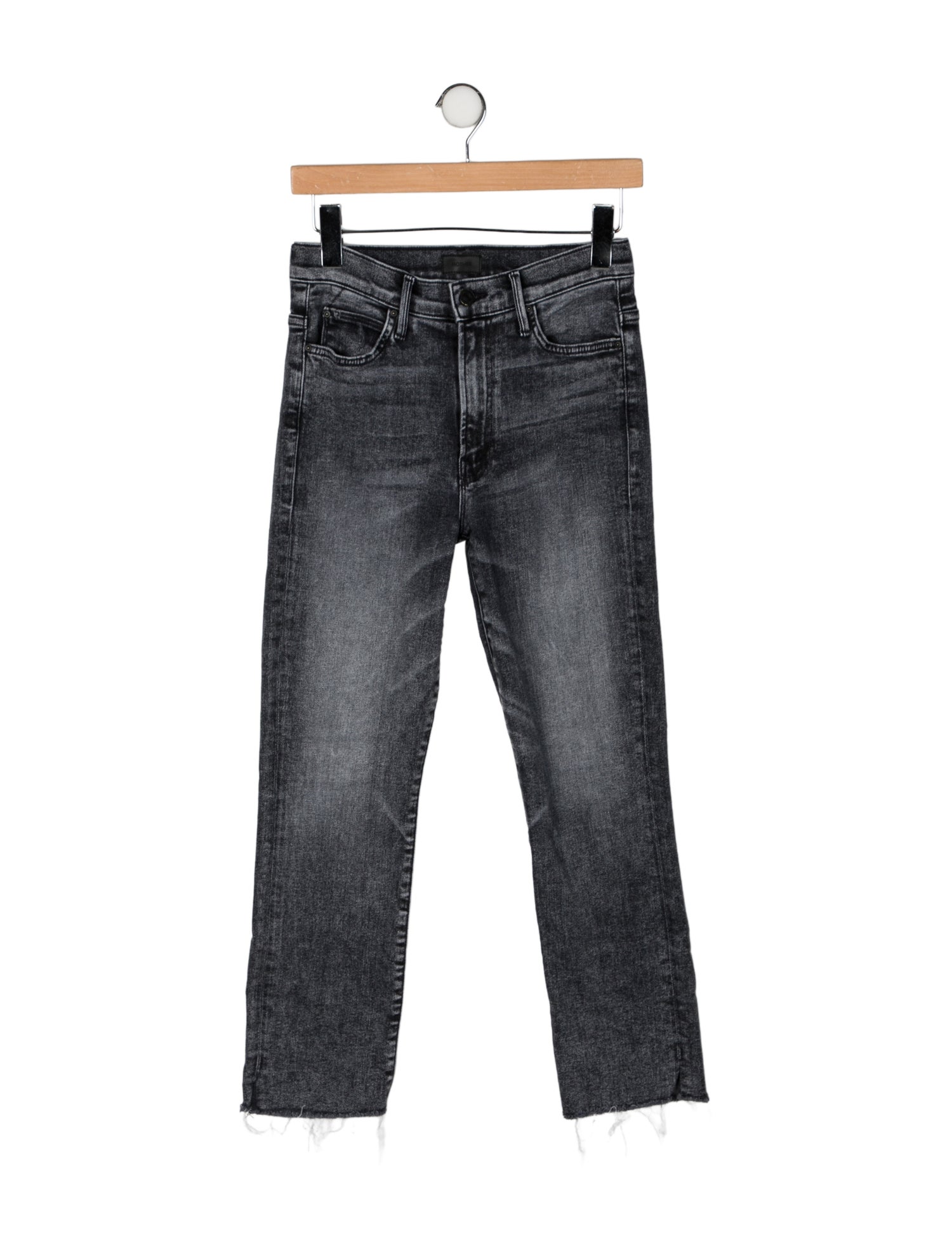 Mother Mid-Rise Straight Leg Jeans