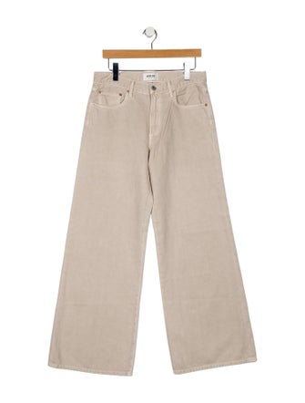 Mother High-Rise Wide Leg Jeans