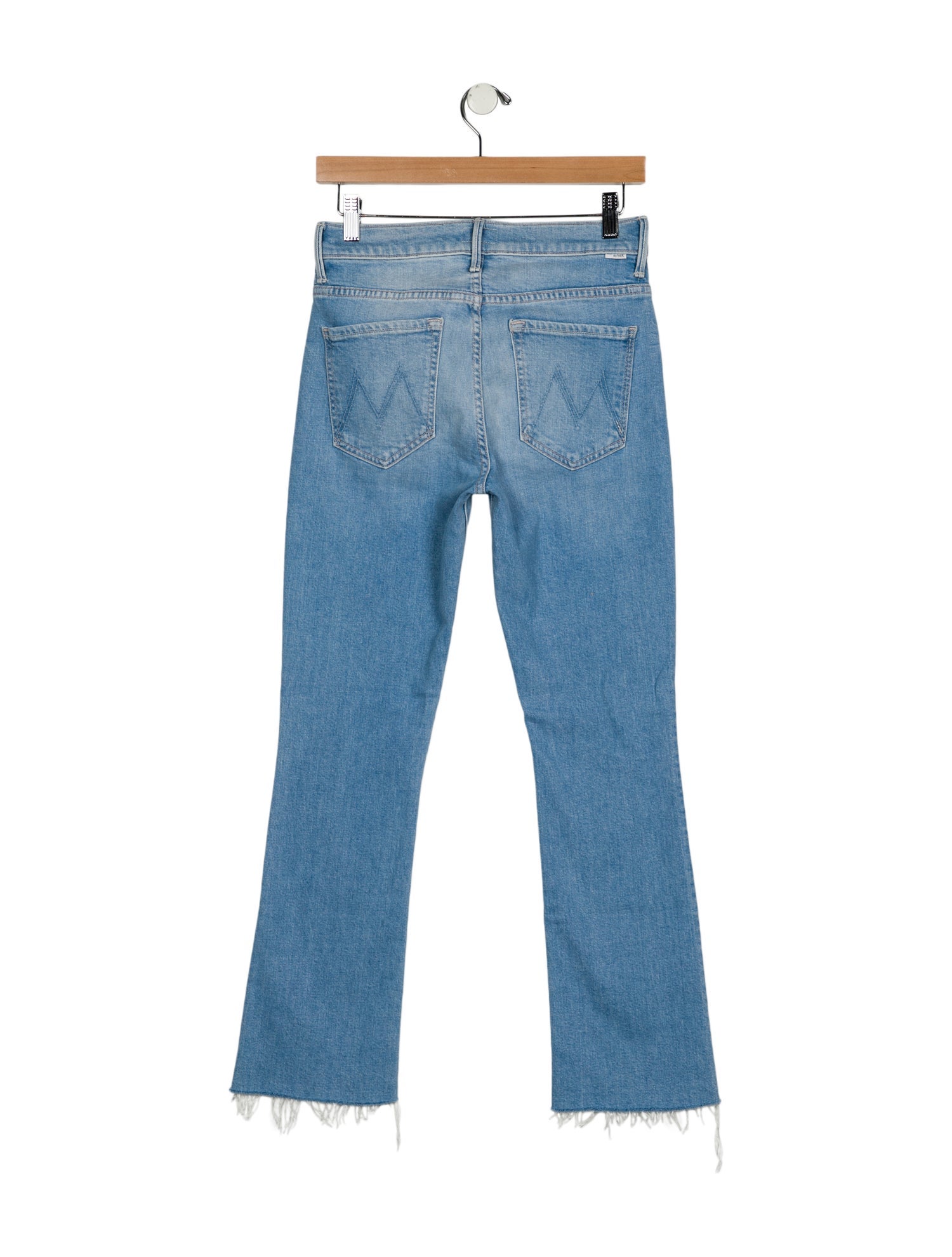 Mother Mid-Rise Straight Leg Jeans