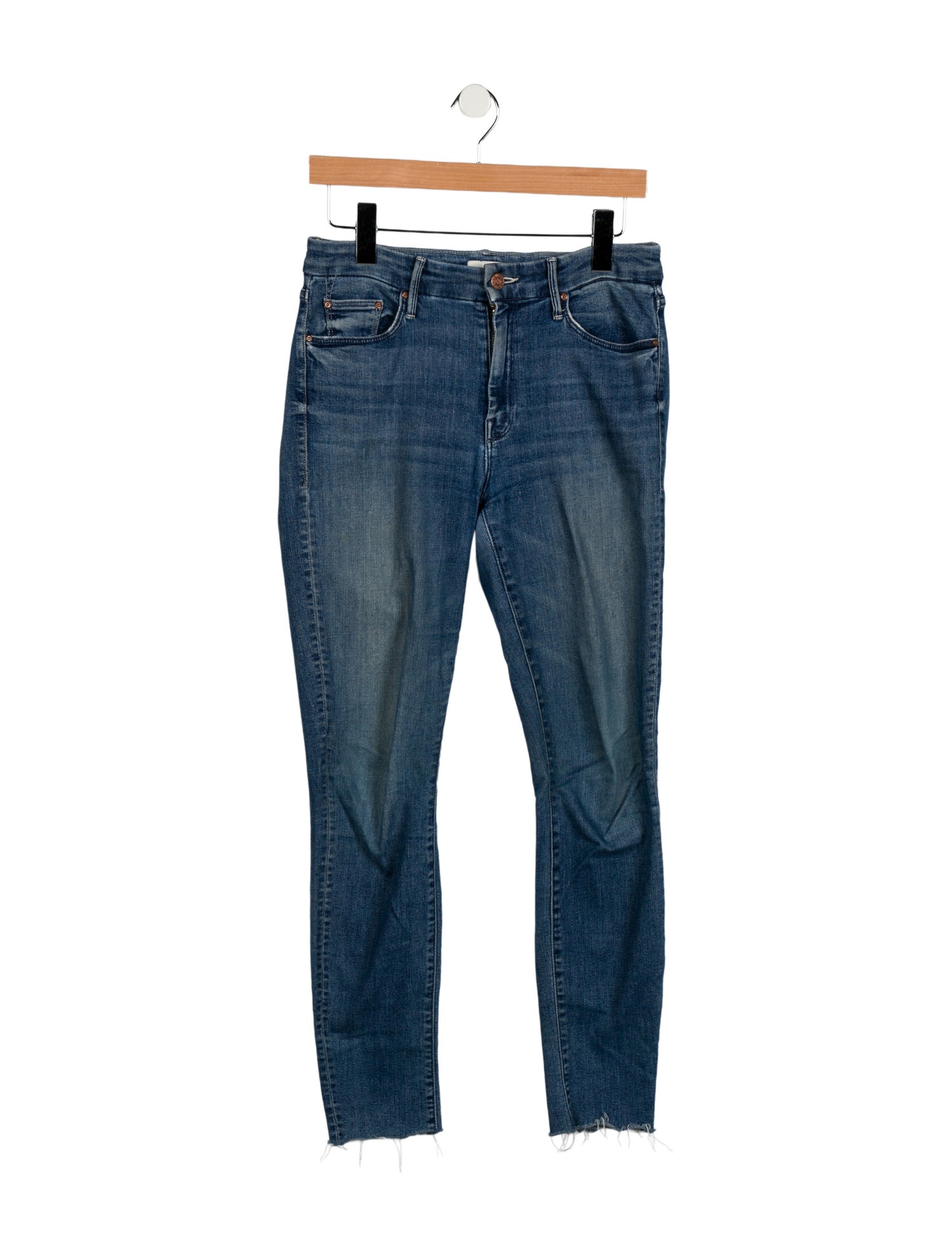 Mother Mid-Rise Skinny Leg Jeans