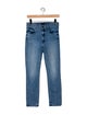 Mother Mid-Rise Straight Leg Jeans