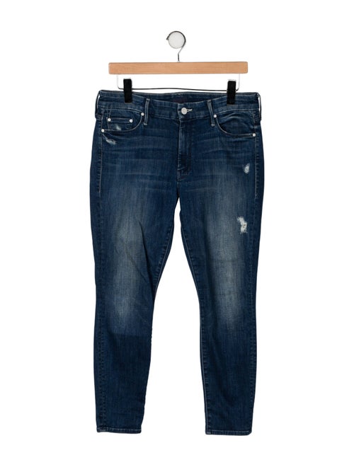 Mother Mid-Rise Skinny Leg Jeans