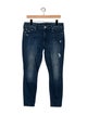 Mother Mid-Rise Skinny Leg Jeans