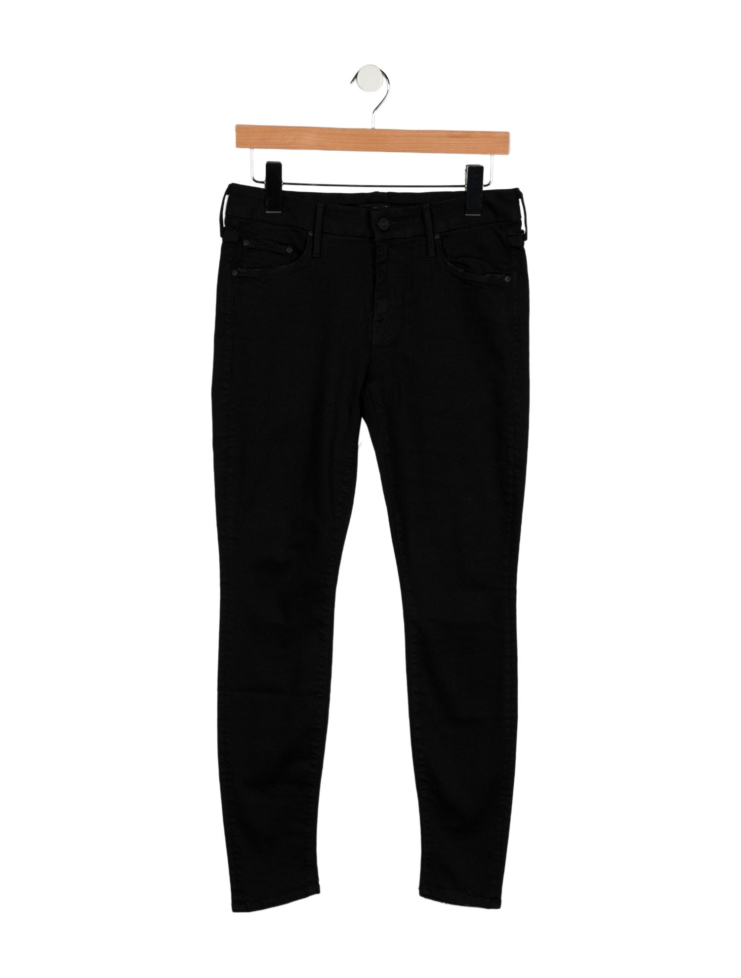 Mother Mid-Rise Skinny Leg Jeans