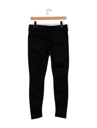 Mother Mid-Rise Skinny Leg Jeans