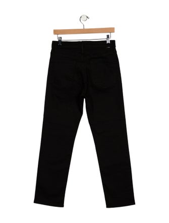 Mother High-Rise Straight Leg Jeans