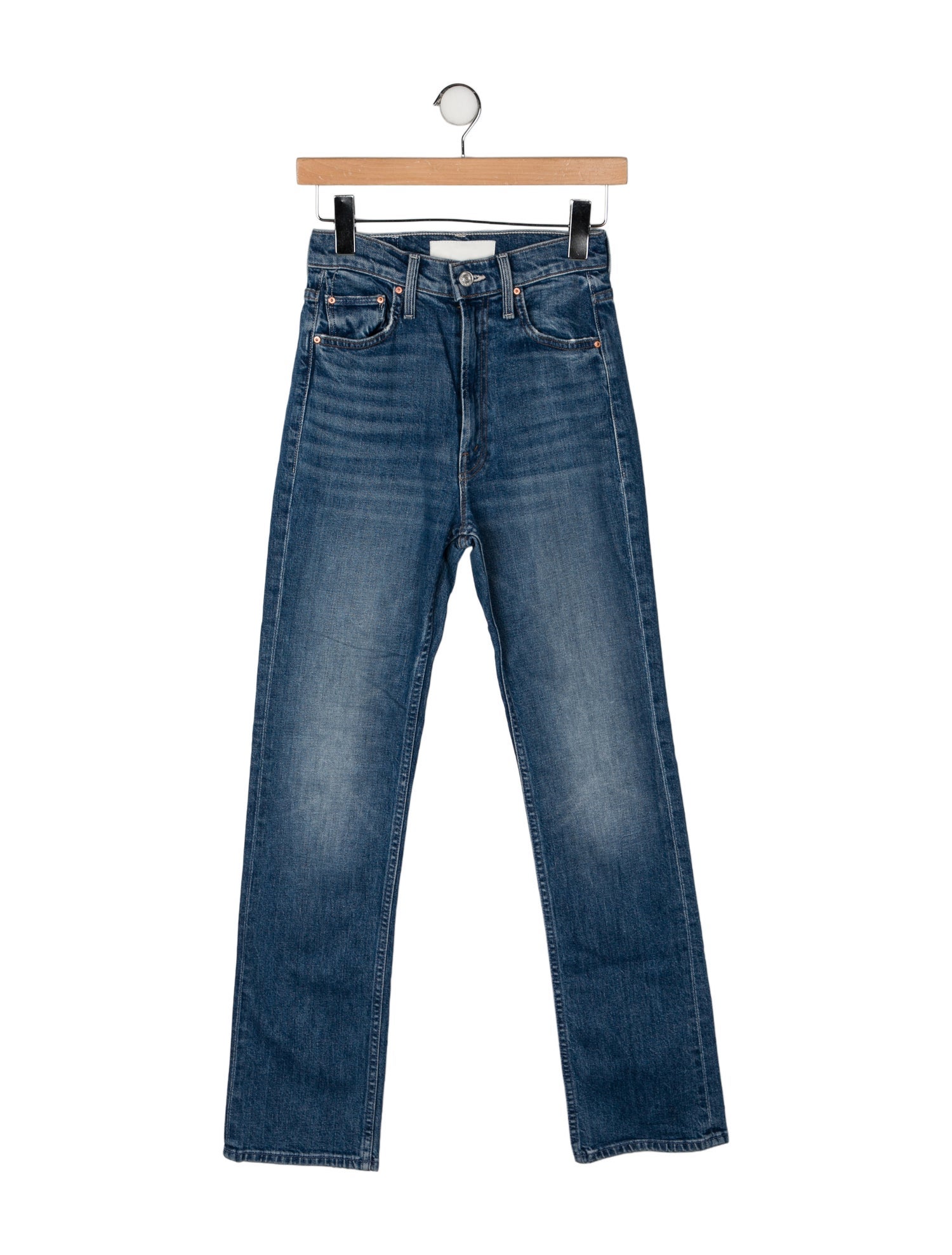 Mother High-Rise Straight Leg Jeans