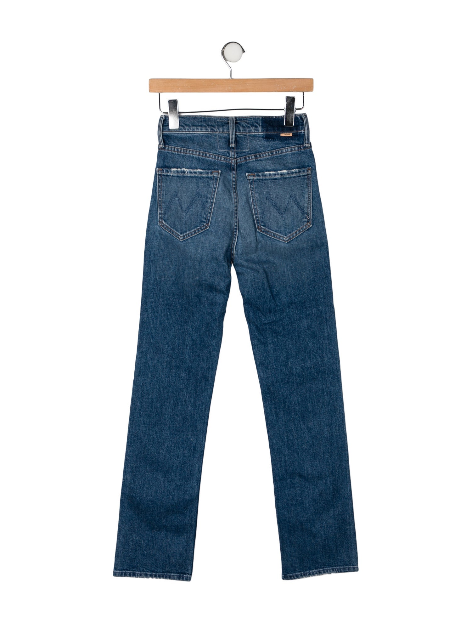 Mother High-Rise Straight Leg Jeans