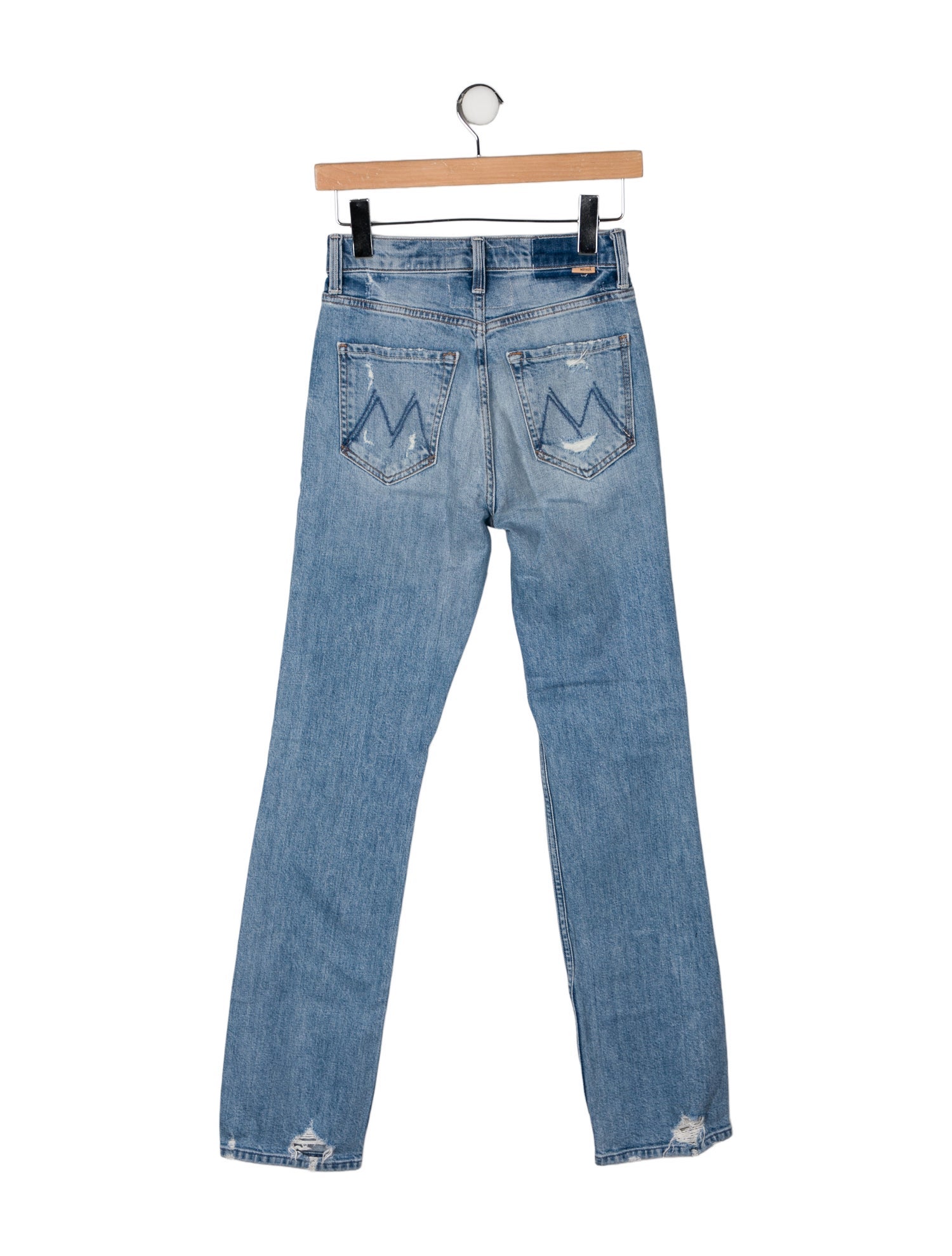 Mother High-Rise Straight Leg Jeans