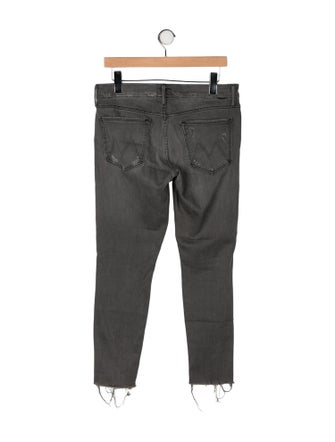 Mother Mid-Rise Skinny Leg Jeans