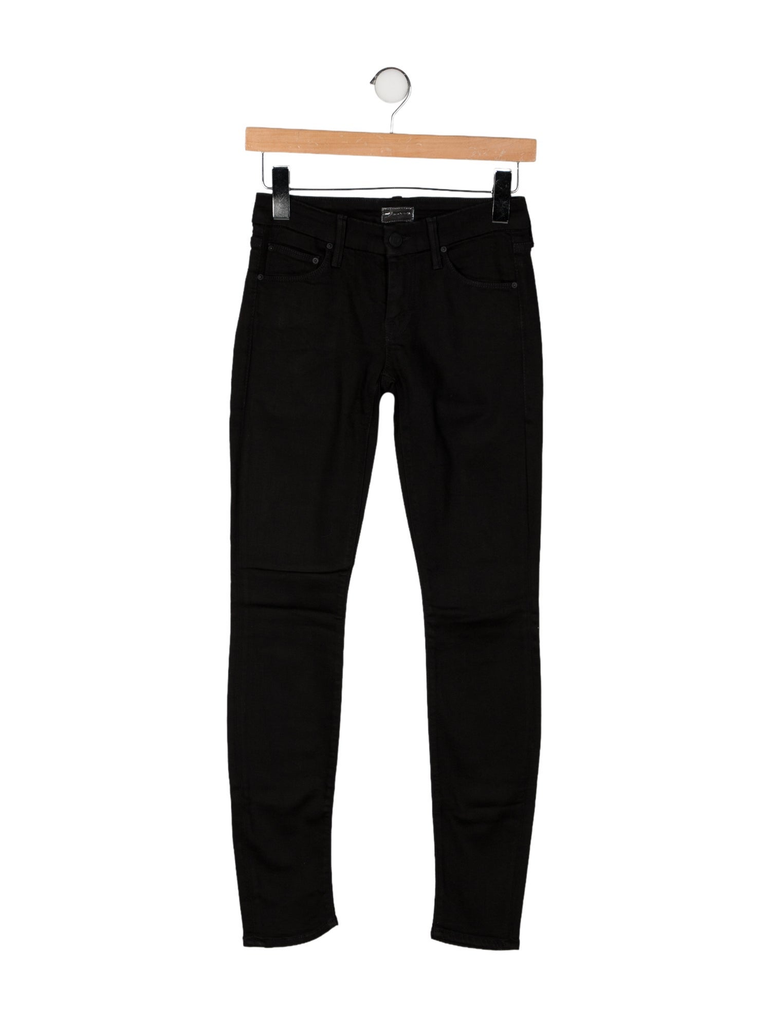 Mother Mid-Rise Skinny Leg Jeans