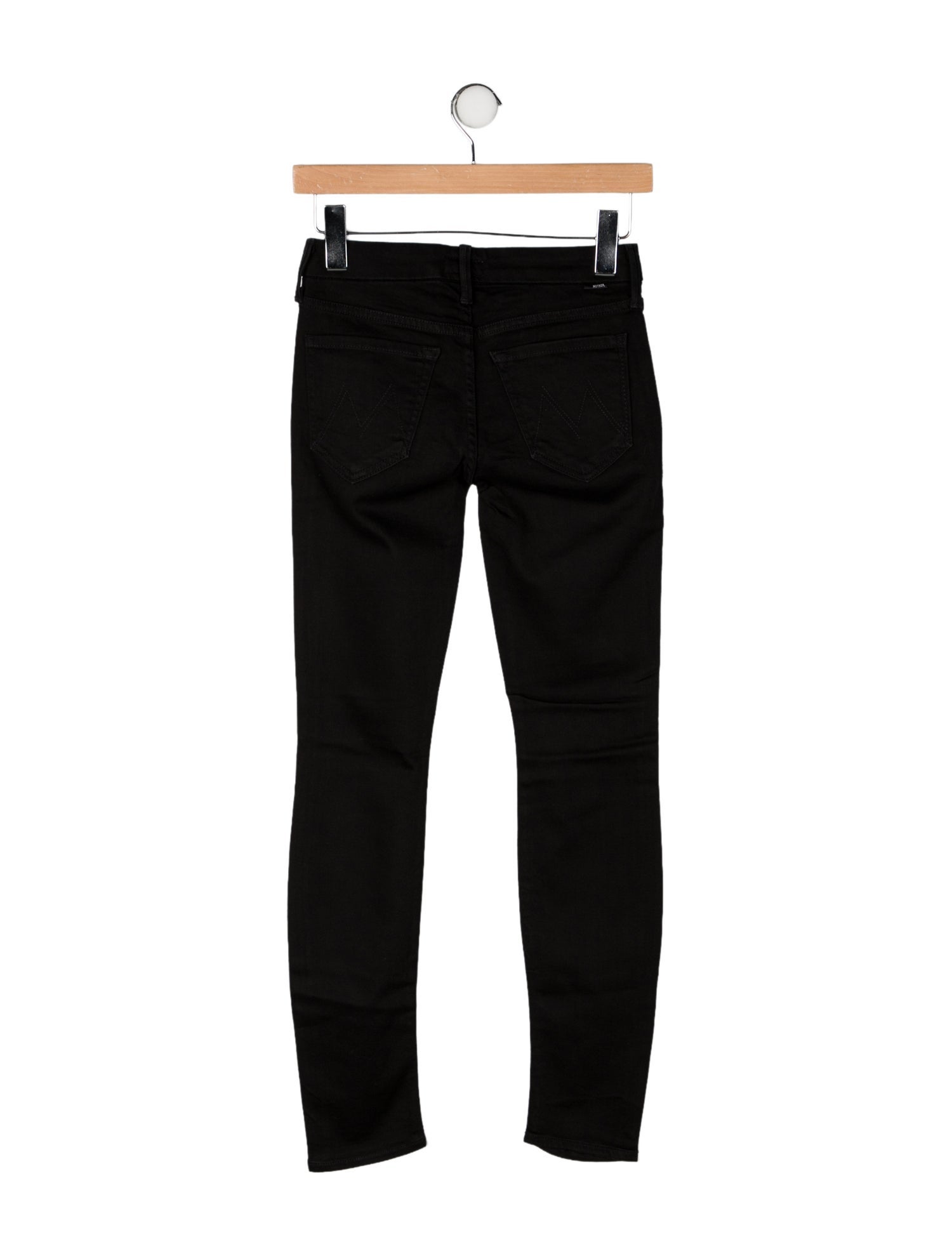 Mother Mid-Rise Skinny Leg Jeans