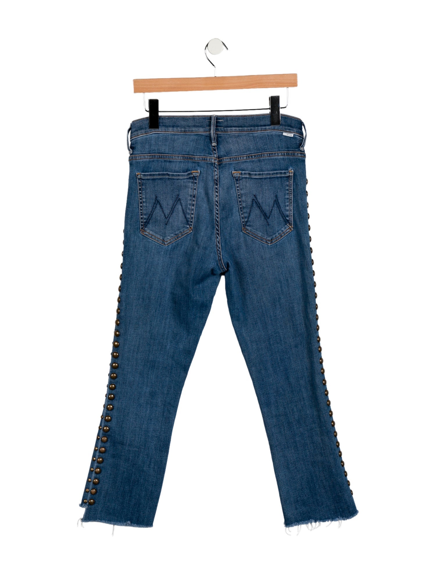 Mother Mid-Rise Straight Leg Jeans