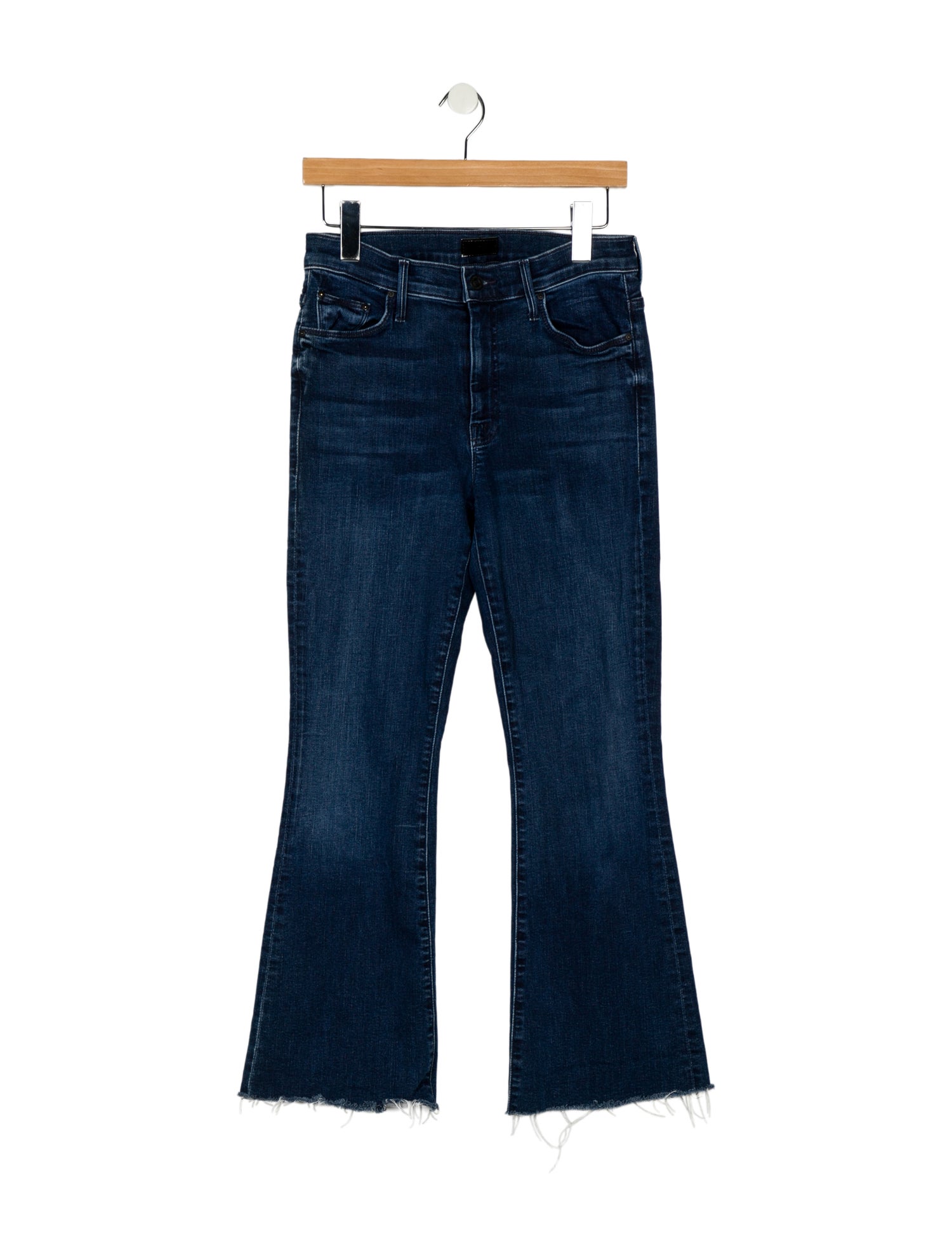 Mother Mid-Rise Wide Leg Jeans