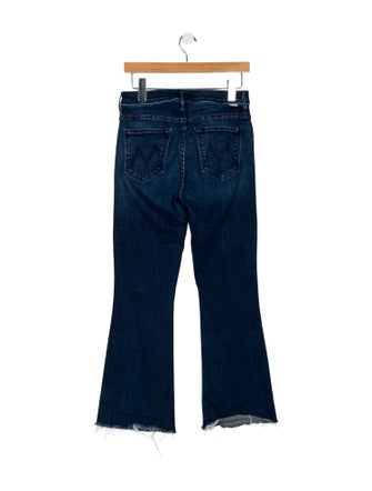 Mother Mid-Rise Wide Leg Jeans