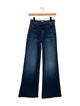 Mother Mid-Rise Wide Leg Jeans