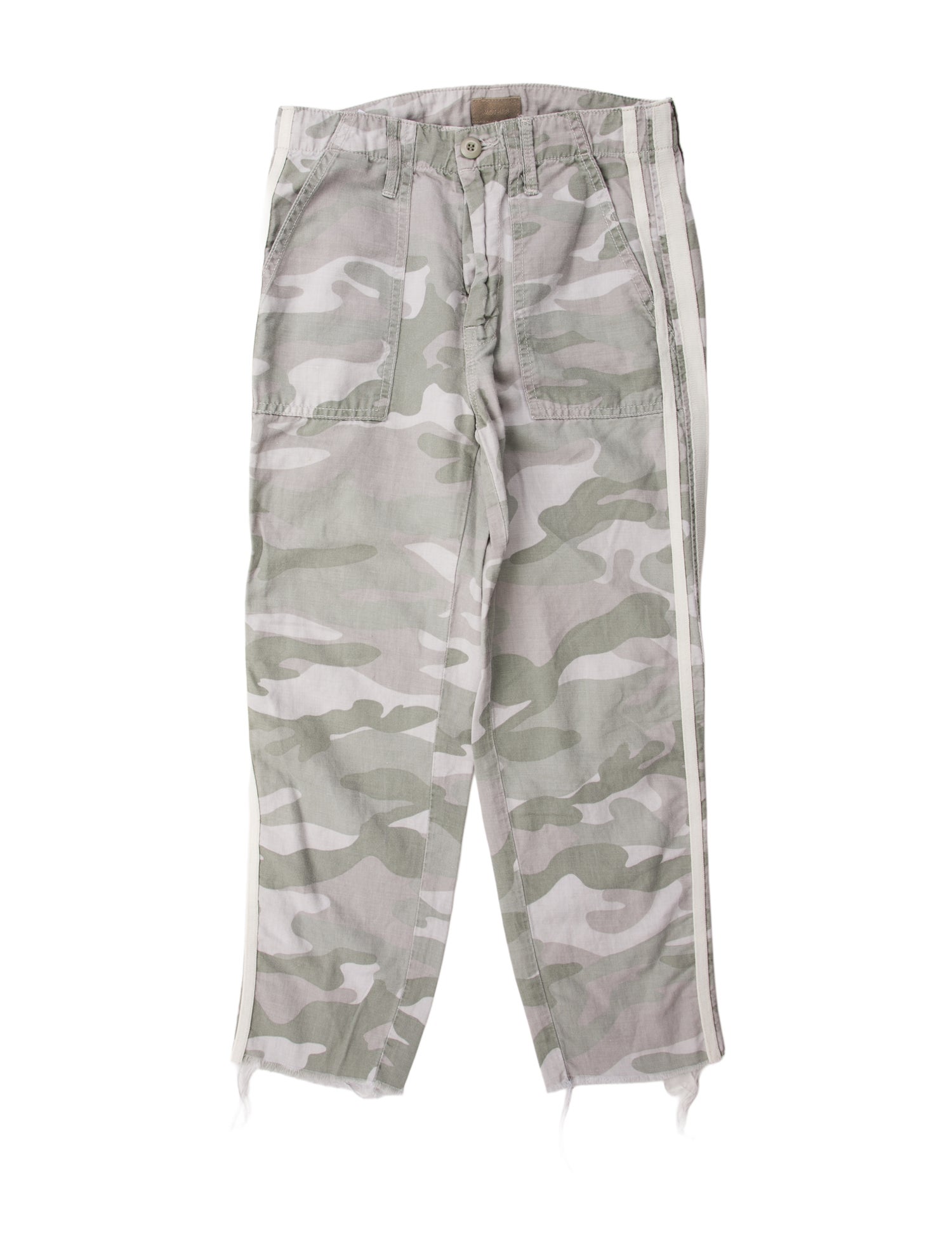 Mother Striped Straight Leg Pants