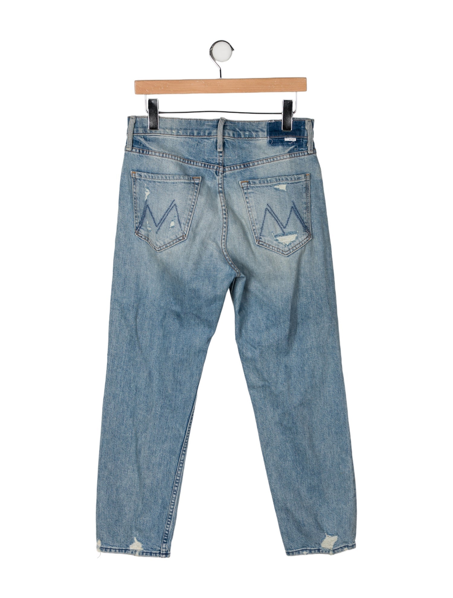 Mother High-Rise Straight Leg Jeans