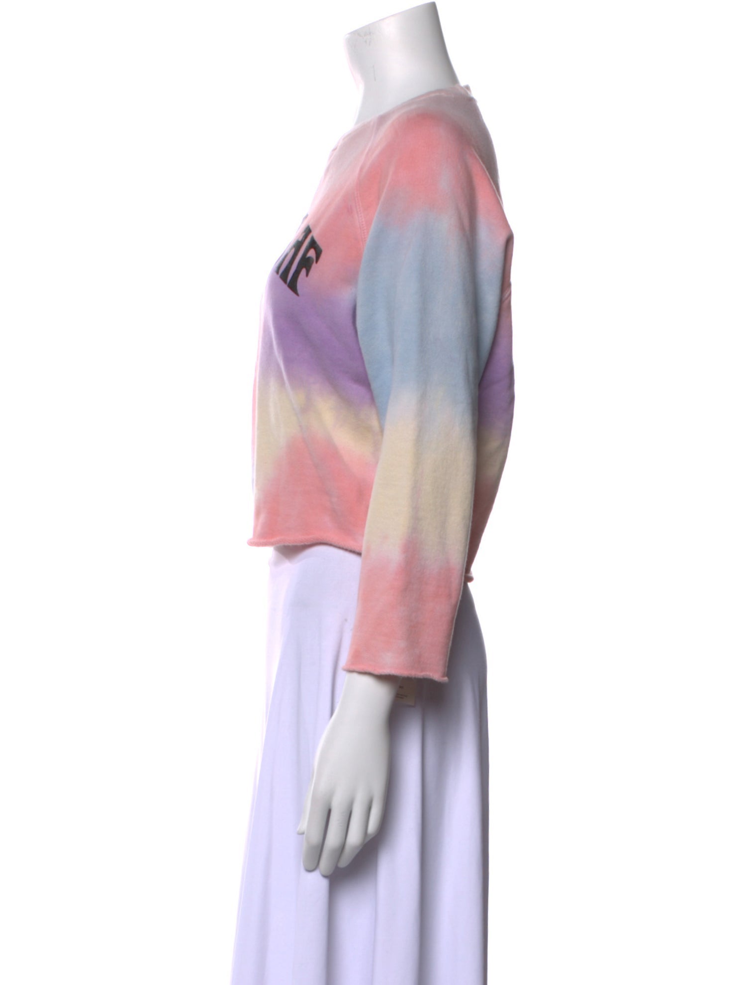 Mother Tie-Dye Print Crew Neck Sweatshirt