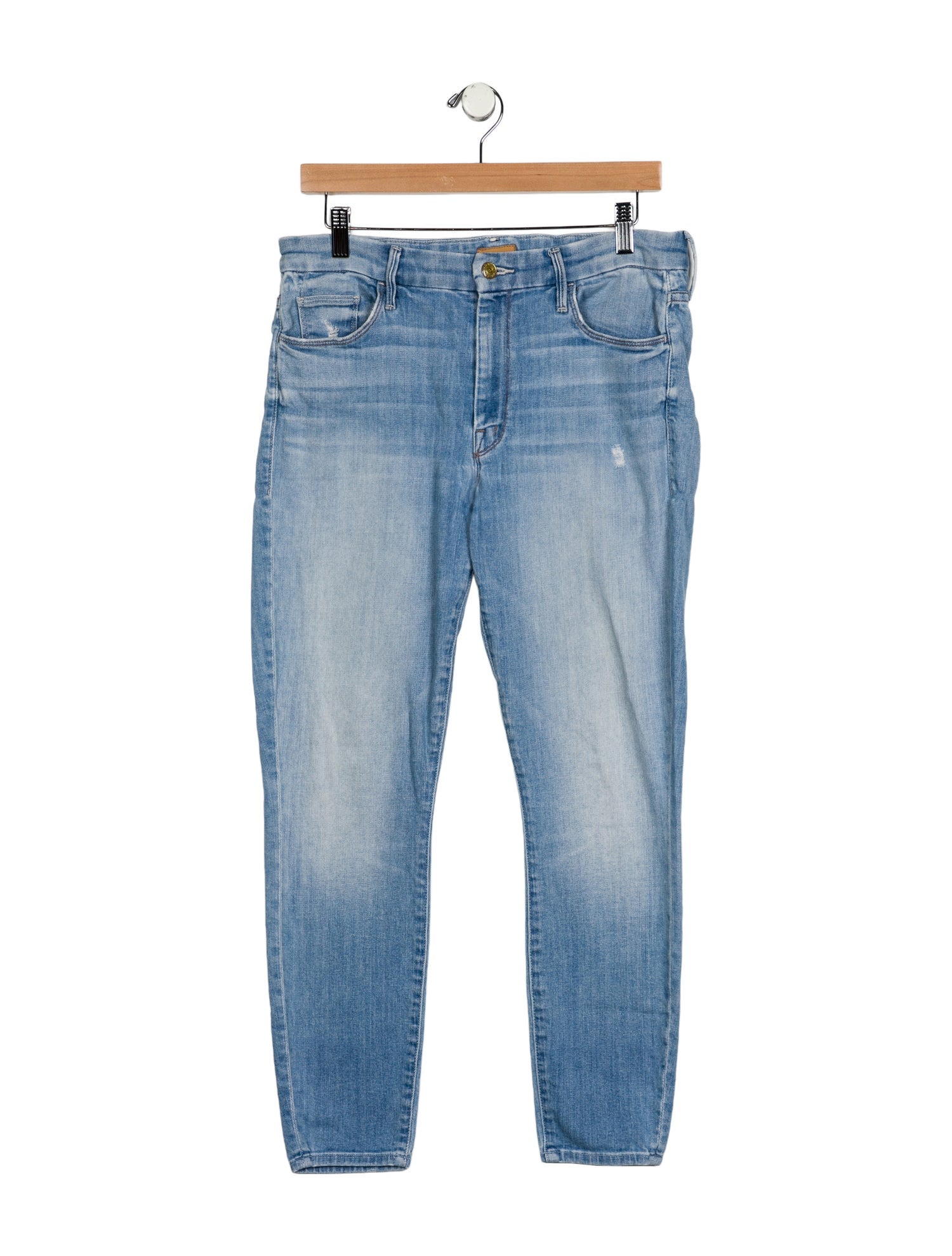 Mother Mid-Rise Skinny Leg Jeans