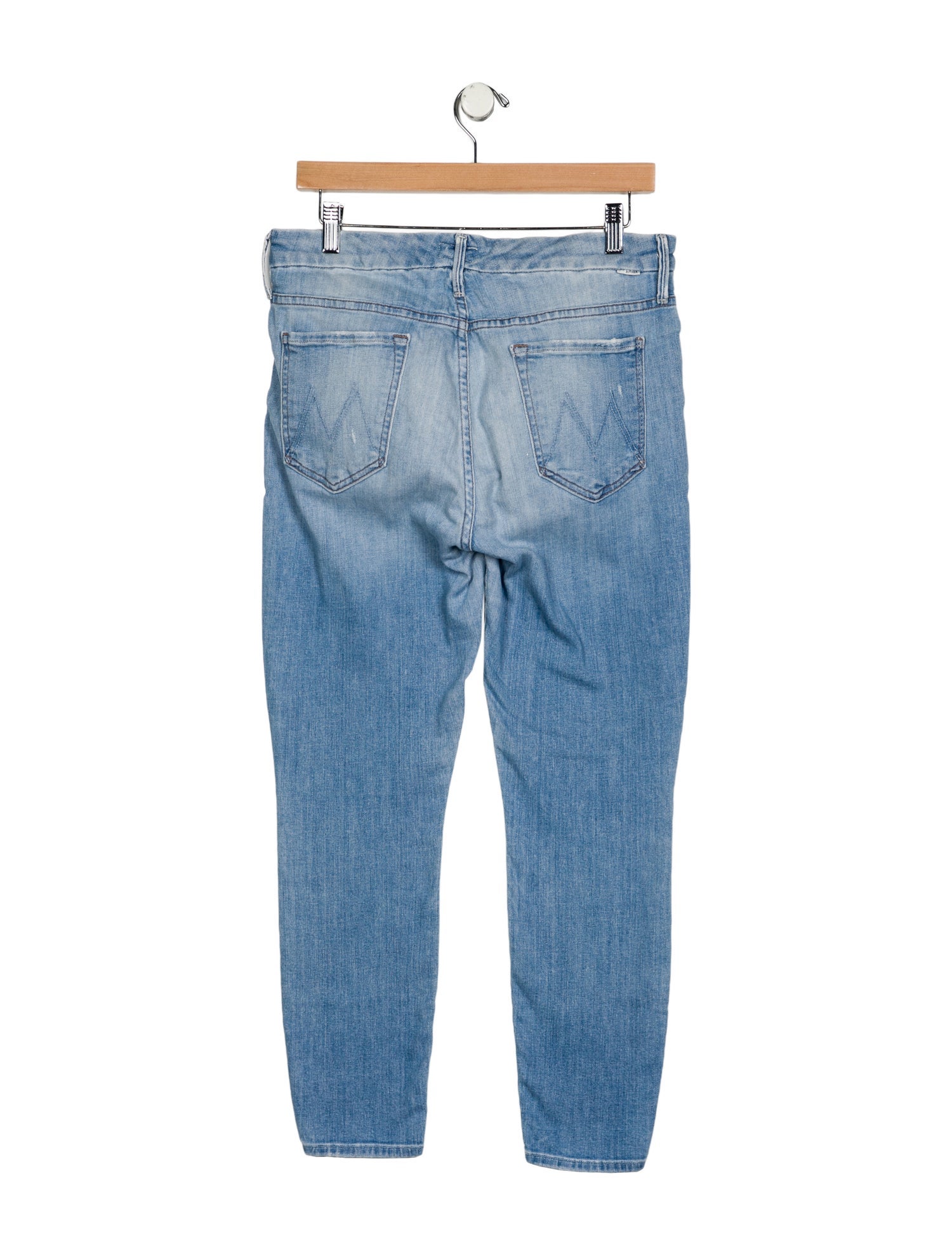 Mother Mid-Rise Skinny Leg Jeans