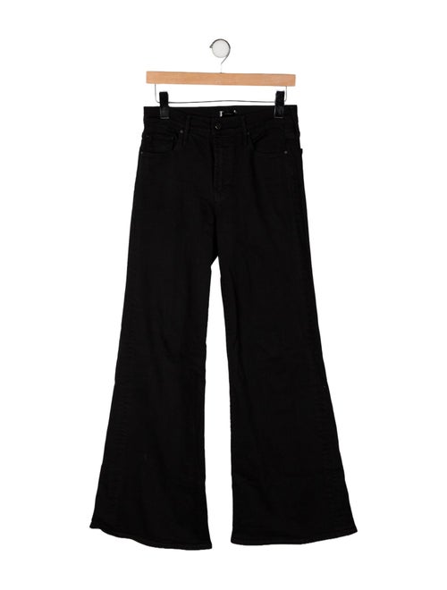 Mother Mid-Rise Wide Leg Jeans