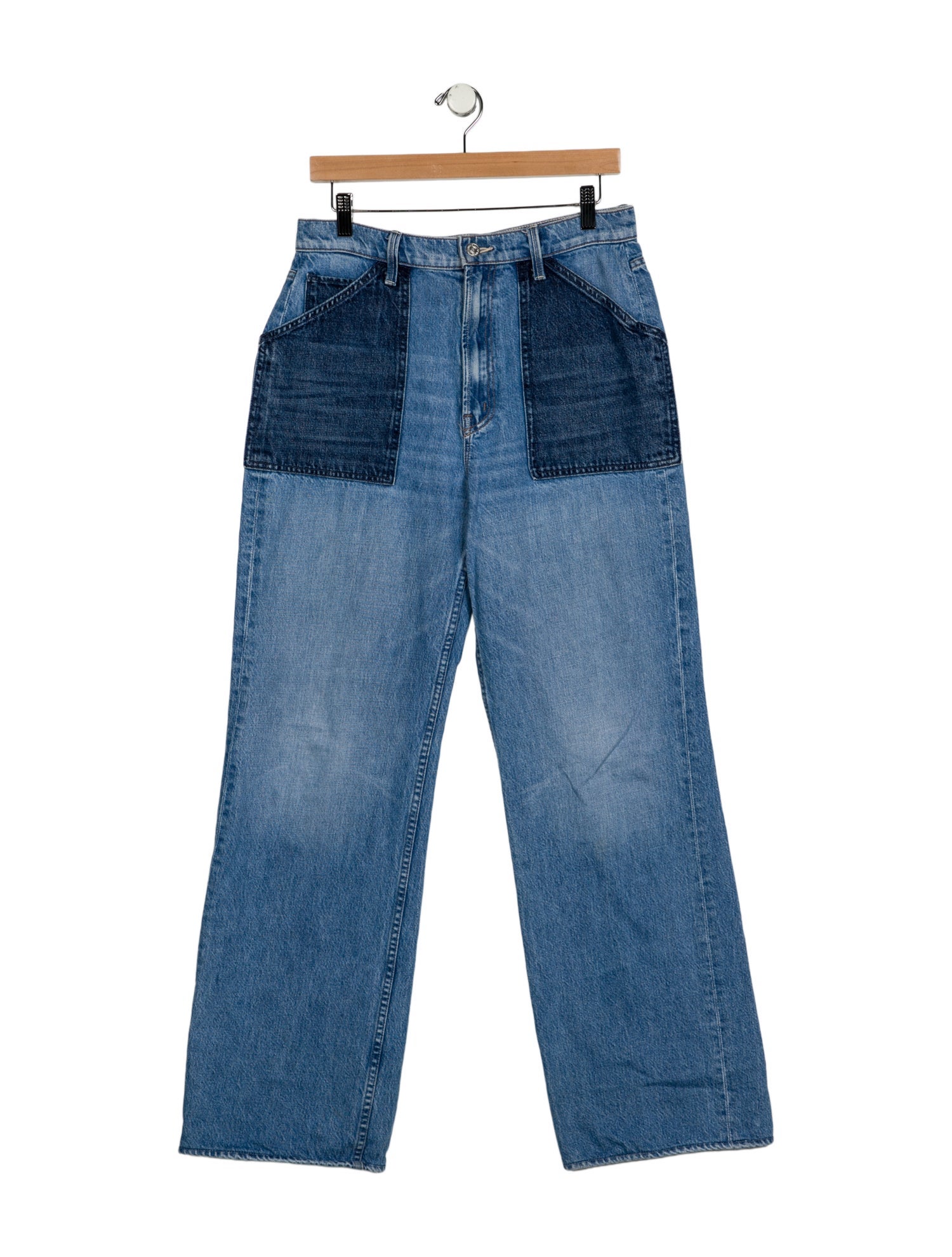 Mother High-Rise Wide Leg Jeans