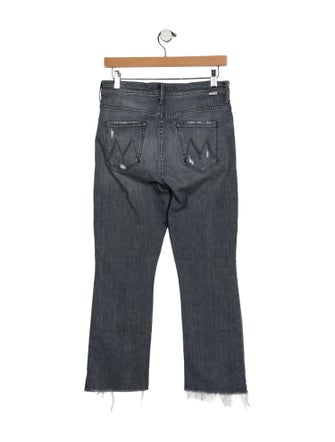 Mother Mid-Rise Straight Leg Jeans