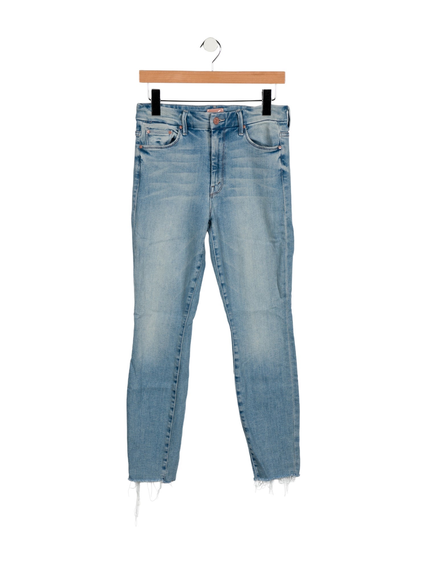Mother Mid-Rise Skinny Leg Jeans