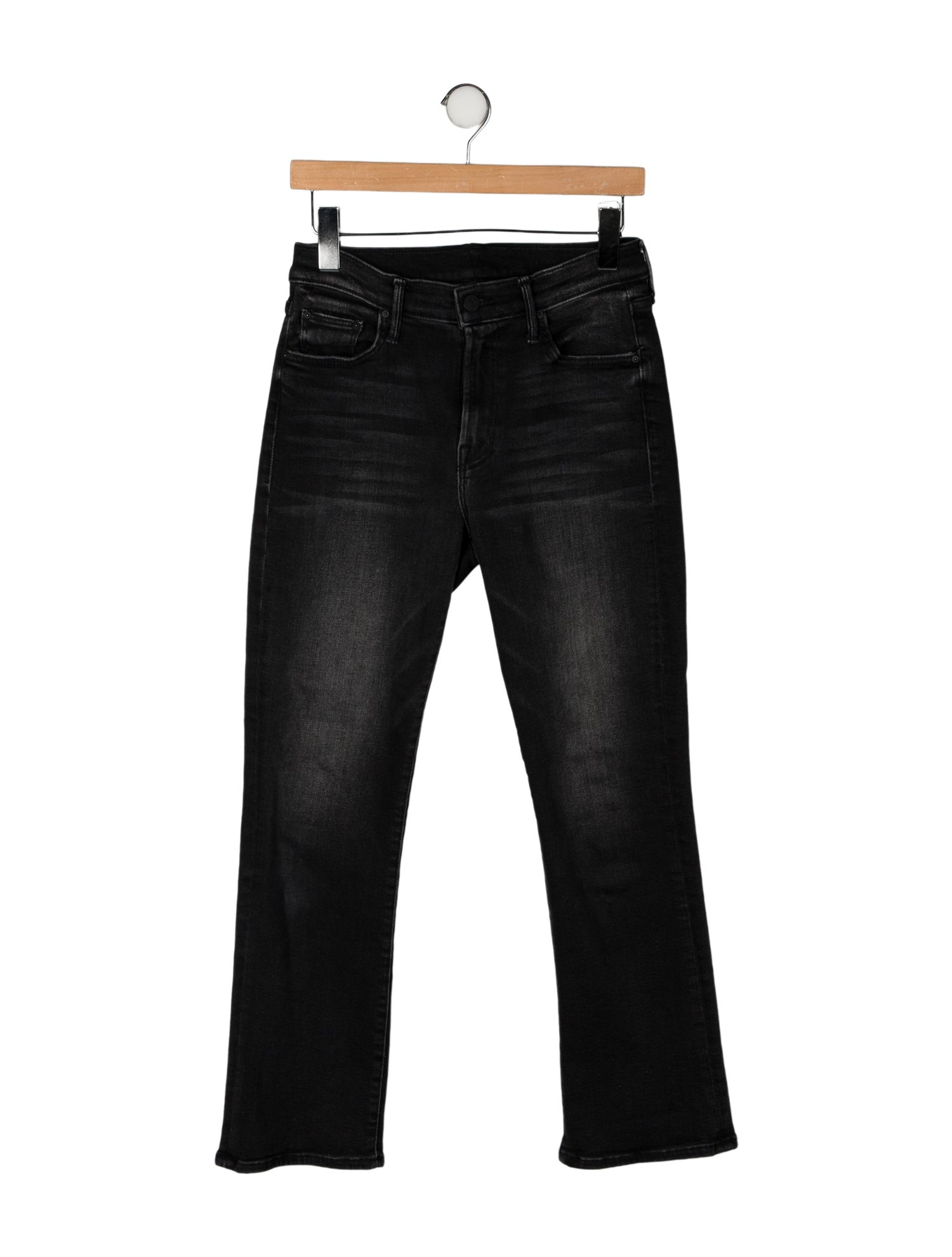 Mother Mid-Rise Straight Leg Jeans