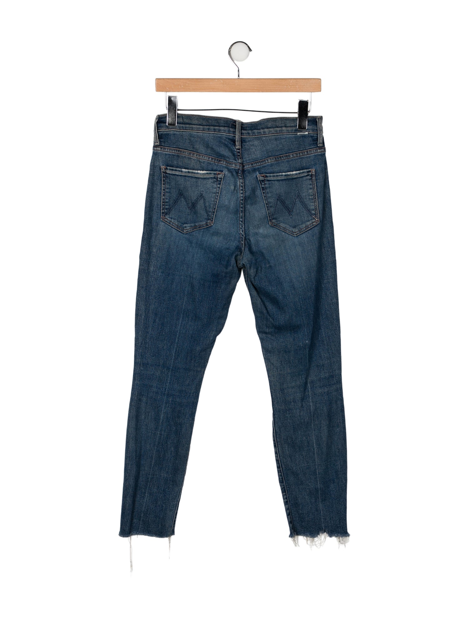 Mother Mid-Rise Skinny Leg Jeans