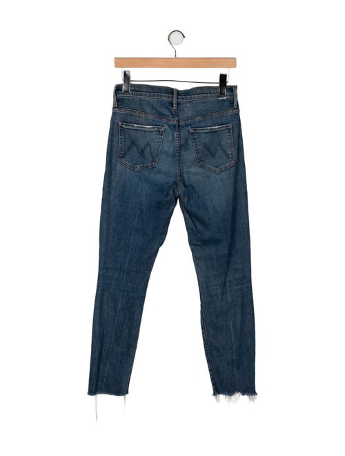Mother Mid-Rise Skinny Leg Jeans