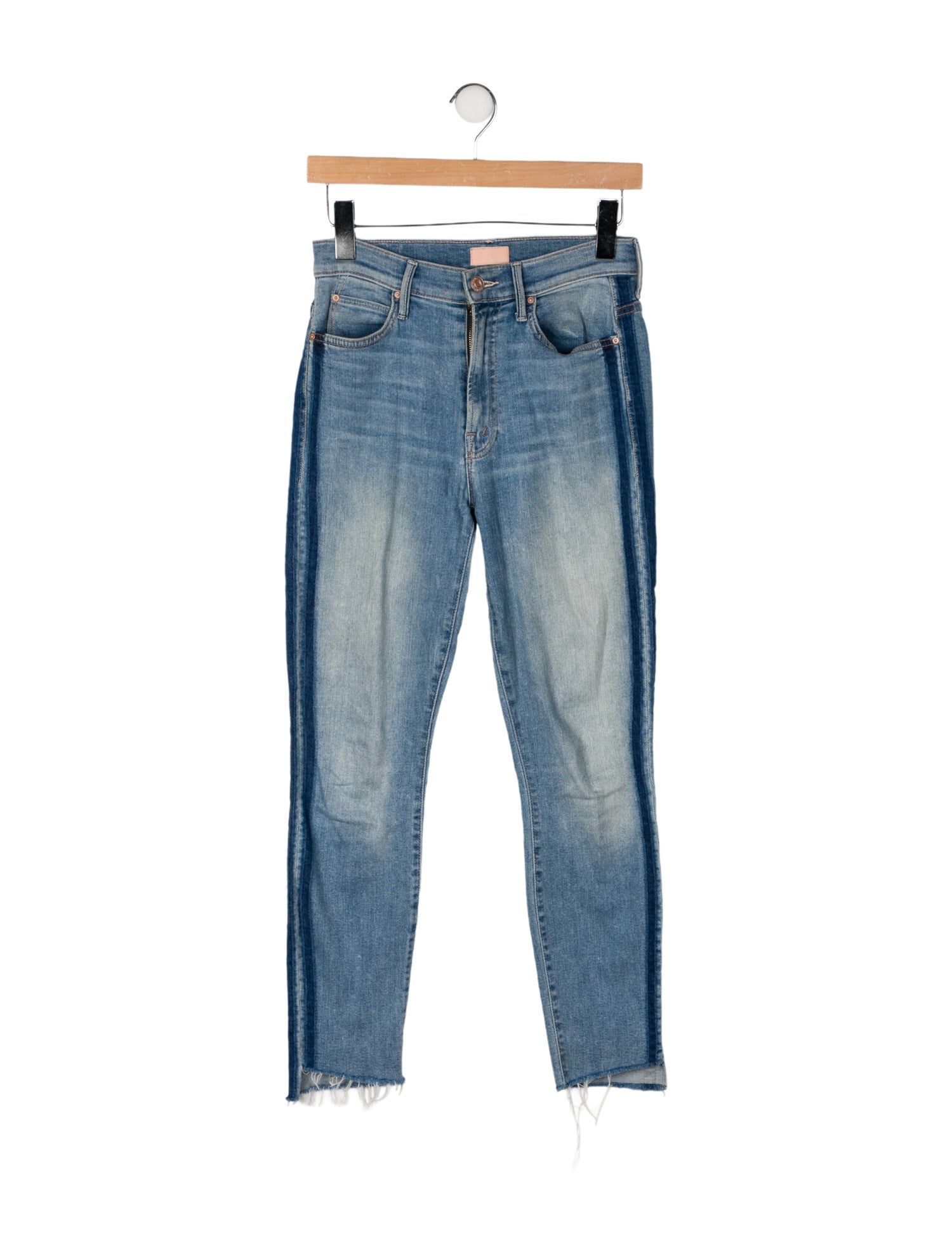 Mother Mid-Rise Skinny Leg Jeans