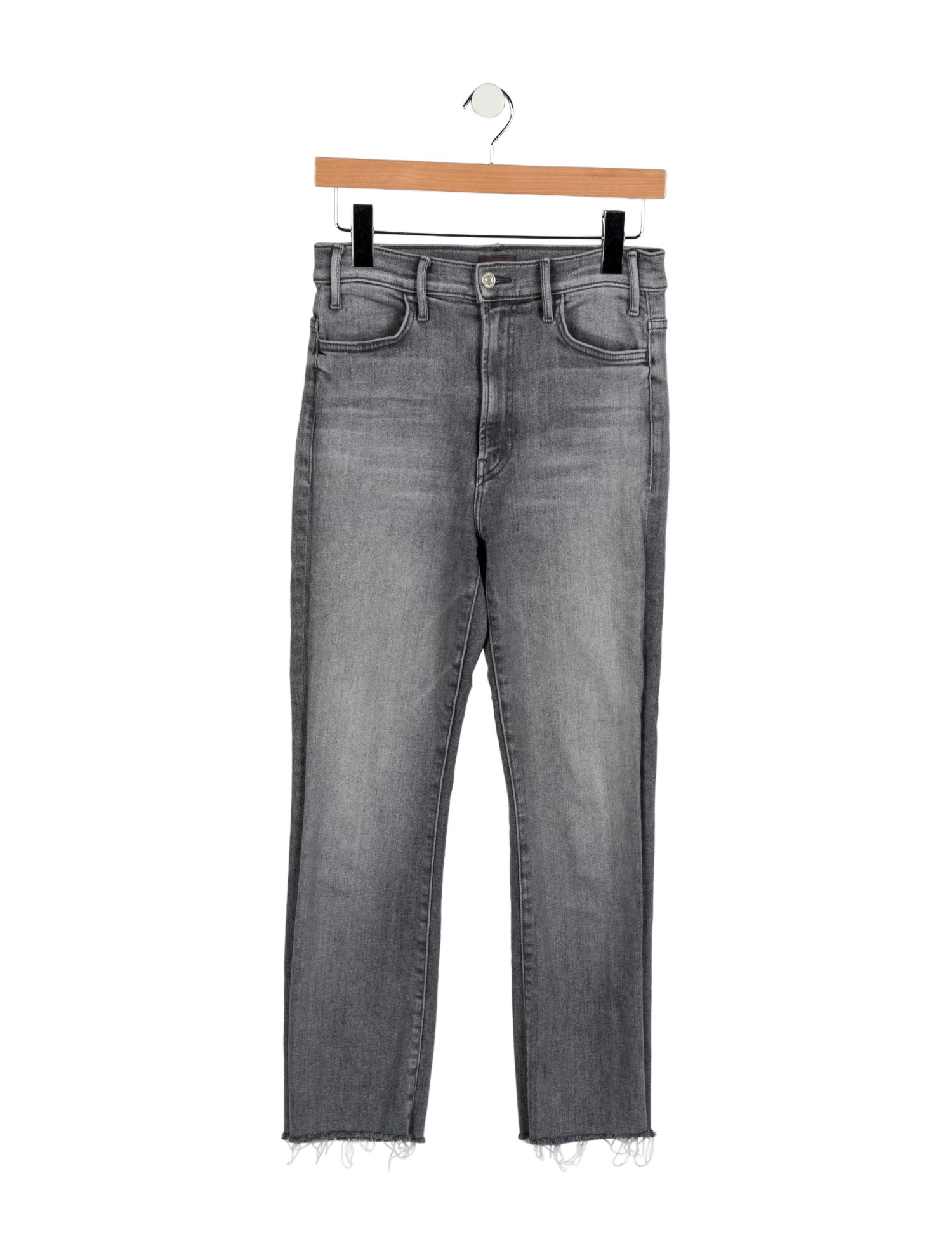 Mother Mid-Rise Straight Leg Jeans