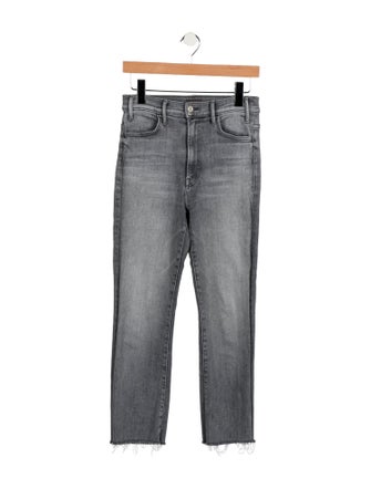 Mother Mid-Rise Straight Leg Jeans