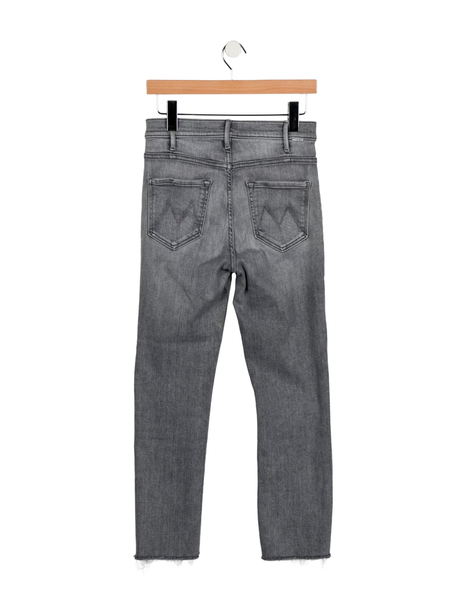 Mother Mid-Rise Straight Leg Jeans