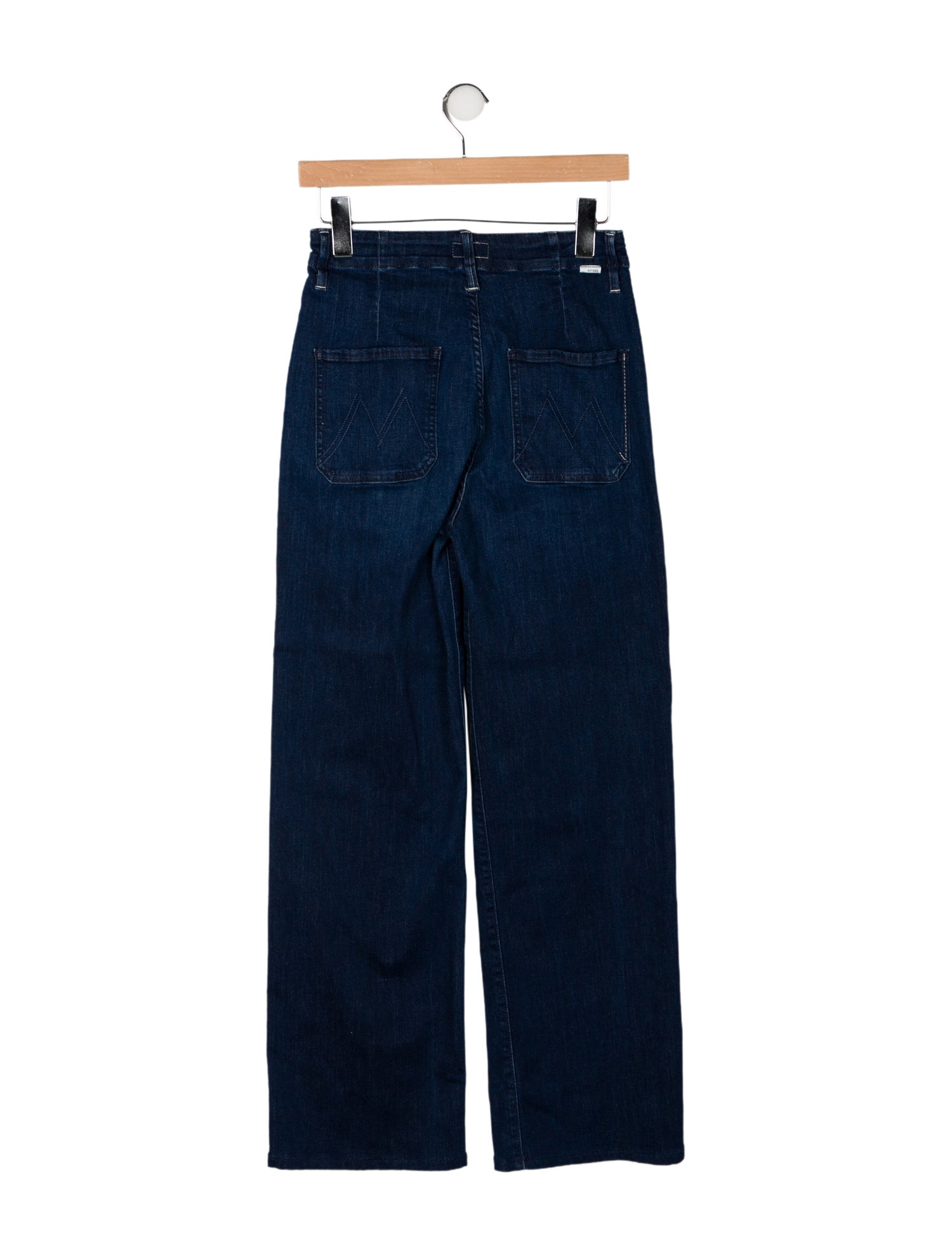 Mother Mid-Rise Wide Leg Jeans