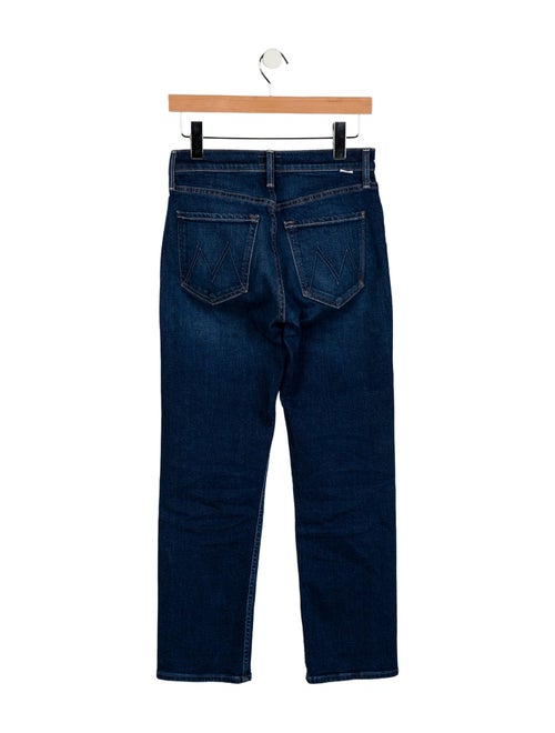 Mother Mid-Rise Straight Leg Jeans