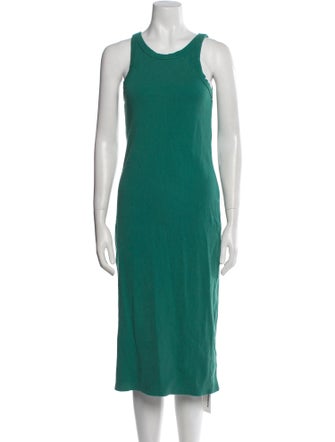 Mother Scoop Neck Midi Length Dress