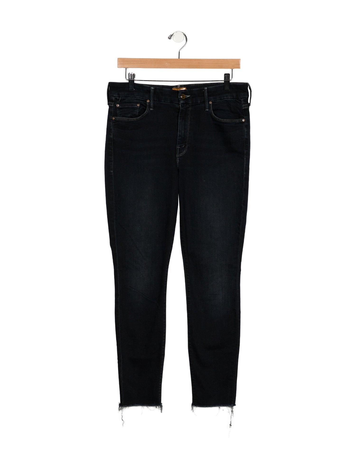 Mother Mid-Rise Skinny Leg Jeans