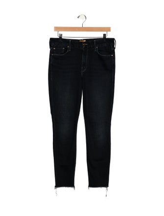 Mother Mid-Rise Skinny Leg Jeans