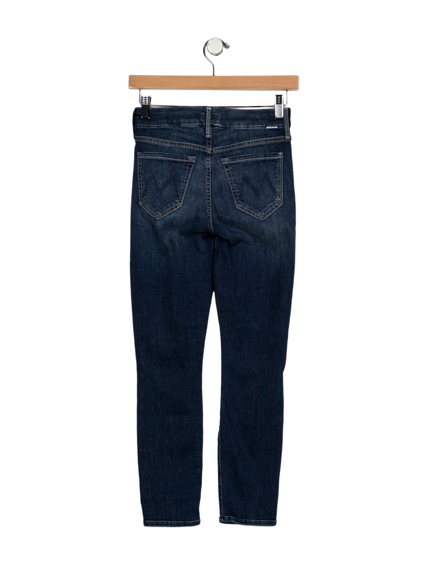 Mother Mid-Rise Skinny Leg Jeans