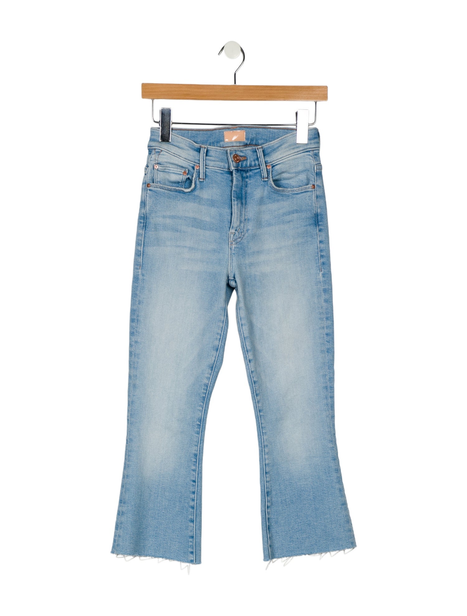 Mother Mid-Rise Straight Leg Jeans