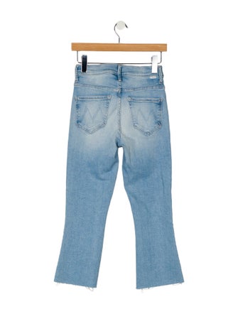 Mother Mid-Rise Straight Leg Jeans
