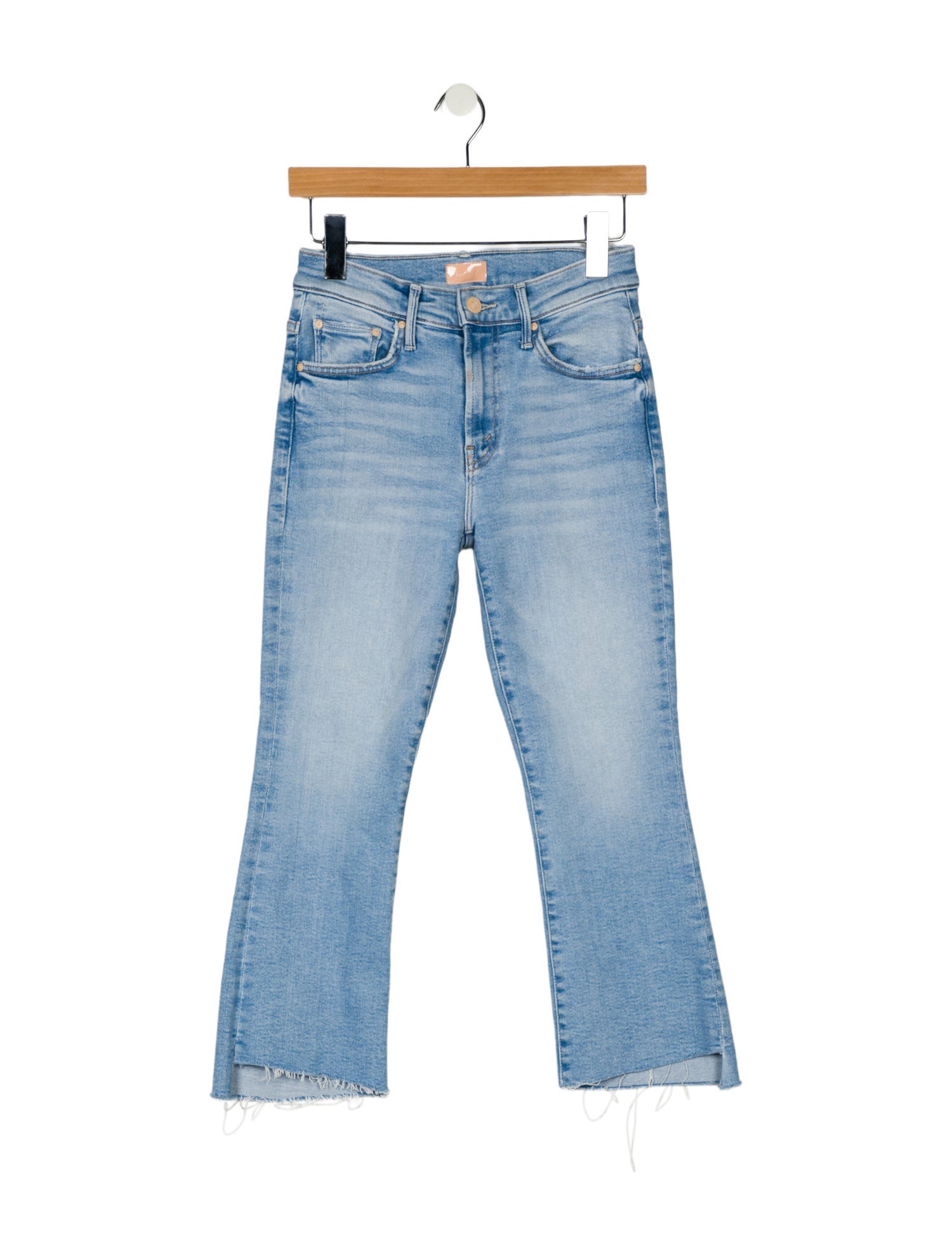 Mother Mid-Rise Straight Leg Jeans