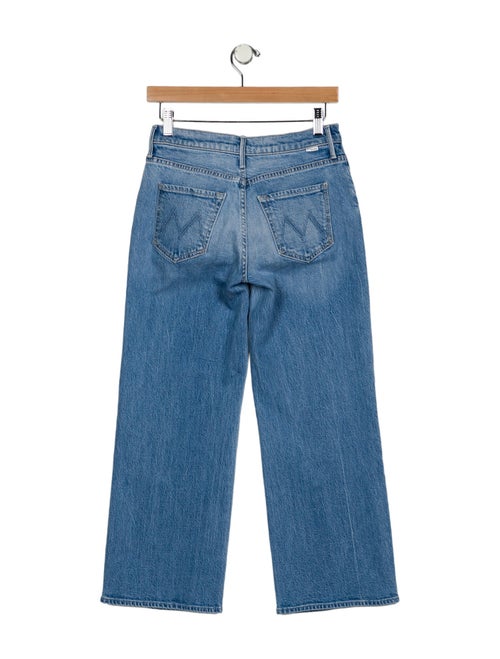 Mother Mid-Rise Wide Leg Jeans