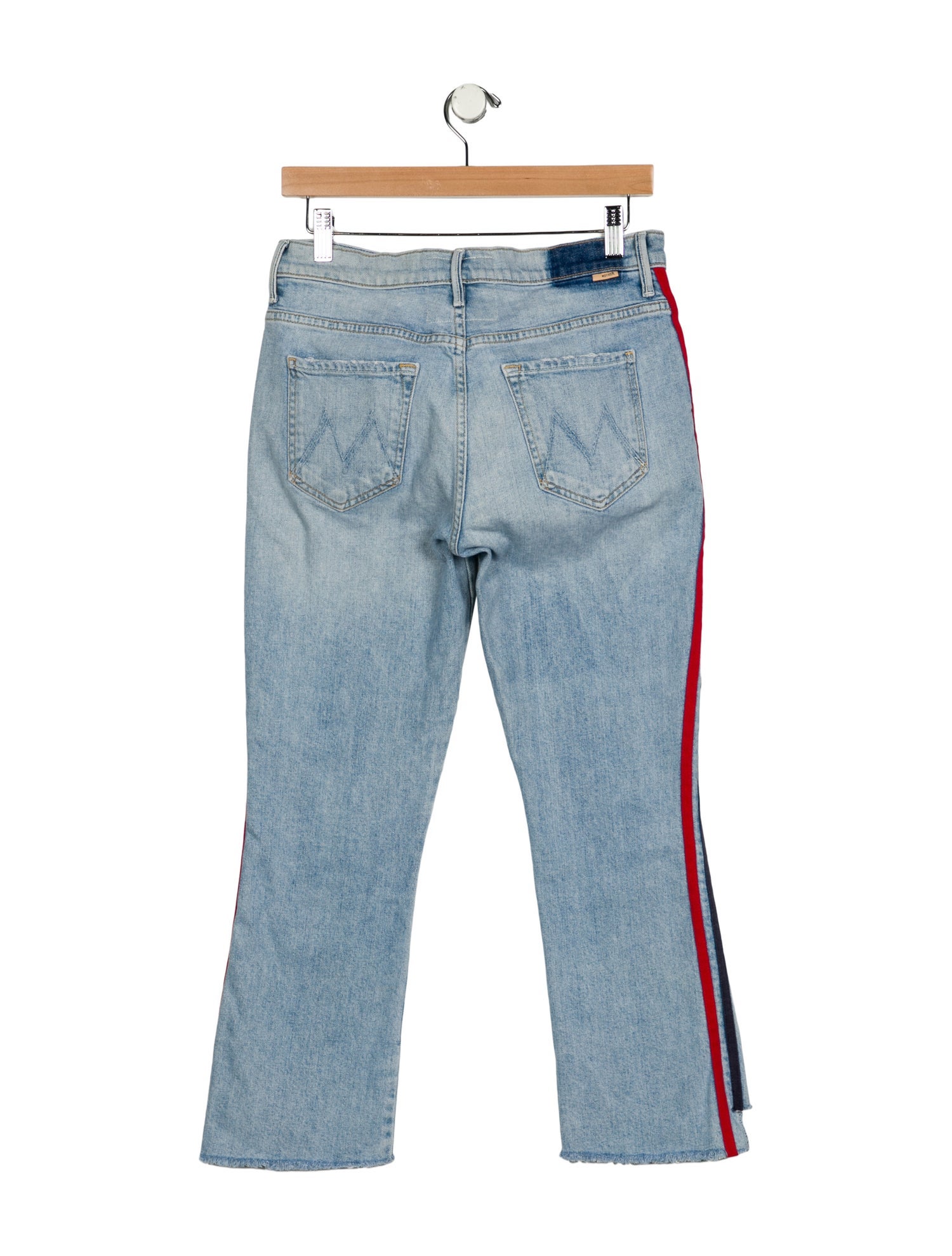 Mother Mid-Rise Straight Leg Jeans